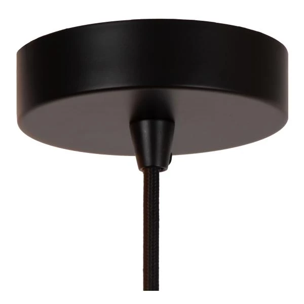 Lucide ALMELO - Pendant light - Ø 40 cm - 1xE27 - Black - detail 5